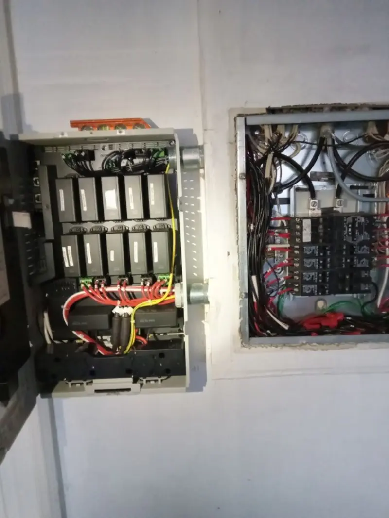 Electrical panel upgrade completed for Security Camera Wiring in Diamond Bar
